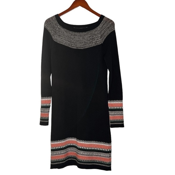 ATHLETA Nordic Fair Isle Knit Sweater Dress Cashmere Blend Size S - Picture 13 of 16